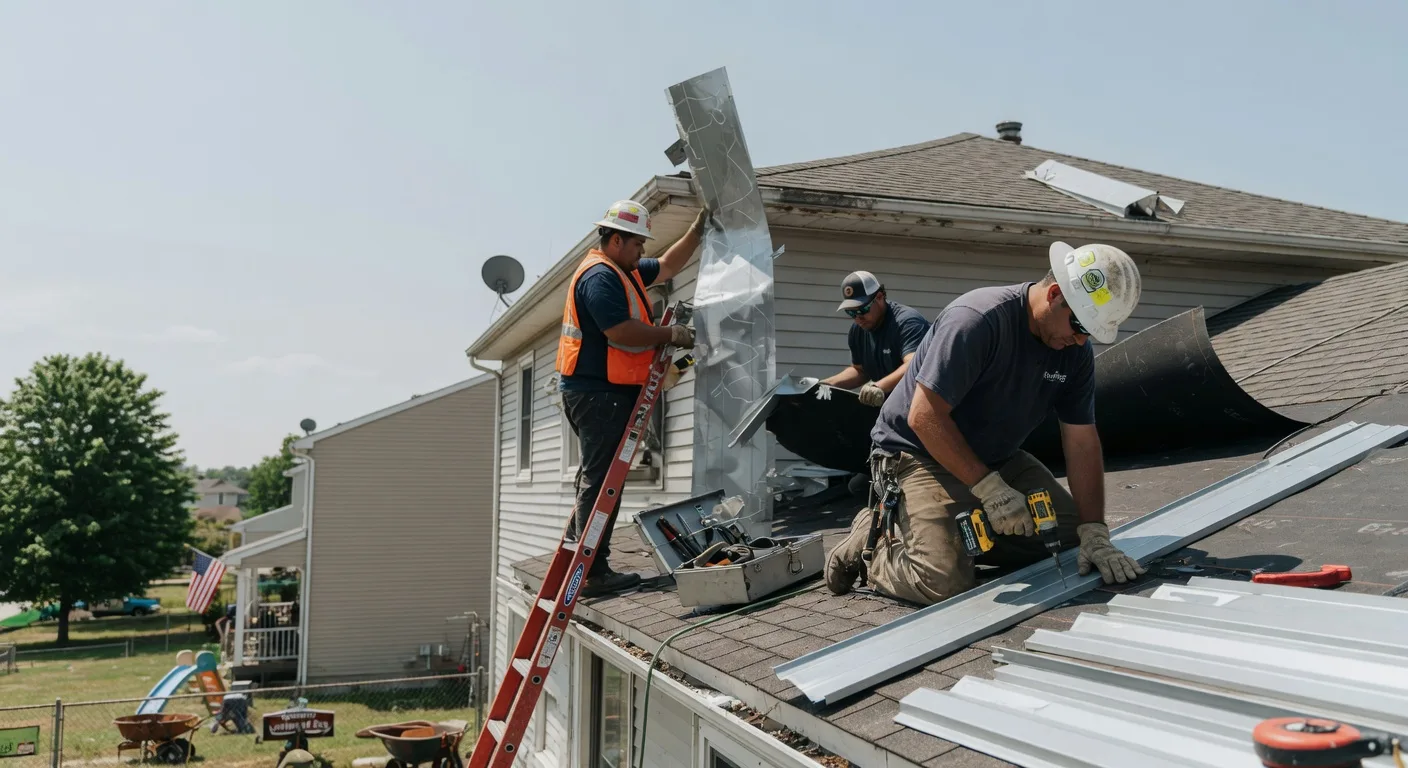 Storm Damage Metal Roof Repair in Saint Marys City, MD